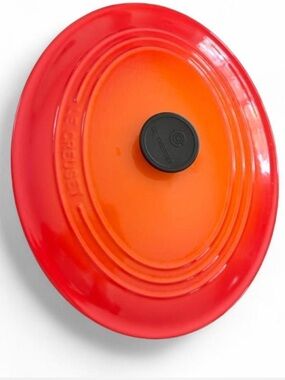 Le Creuset 6.75qt Oval Flame Dutch Oven Lid (**LID ONLY**)